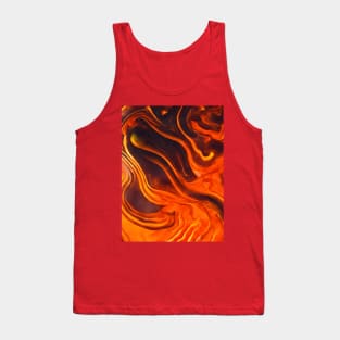 MAGMA LIQUID MARBLE DESIGN, PATTERN Tank Top